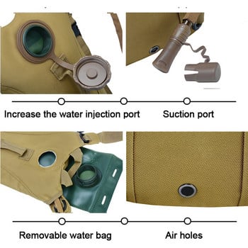 3L водна чанта Спортна езда Тактическа чанта Camel Bag Хидратационна военна камуфлажна чанта Раница Къмпинг пакет Велосипедна чанта