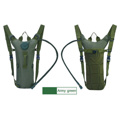 3-liitrine veekott, sportlik ratsutamine, taktikaline kaameli kott, seljakott Niisutus, sõjaline kamuflaažikott seljakott matkapakk jalgrattakott