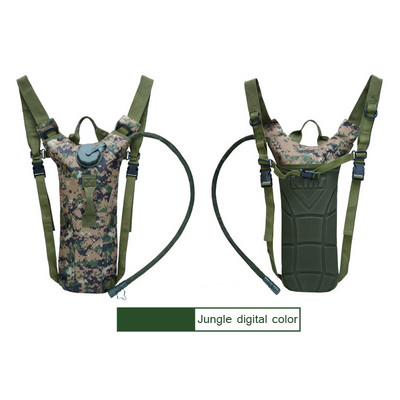 3-liitrine veekott, sportlik ratsutamine, taktikaline kaameli kott, seljakott Niisutus, sõjaline kamuflaažikott seljakott matkapakk jalgrattakott