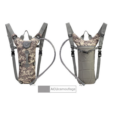 3-liitrine veekott, sportlik ratsutamine, taktikaline kaameli kott, seljakott Niisutus, sõjaline kamuflaažikott seljakott matkapakk jalgrattakott