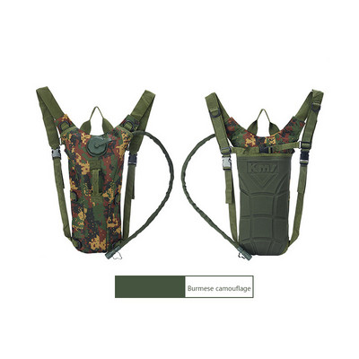 3-liitrine veekott, sportlik ratsutamine, taktikaline kaameli kott, seljakott Niisutus, sõjaline kamuflaažikott seljakott matkapakk jalgrattakott