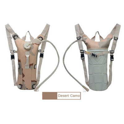 3-liitrine veekott, sportlik ratsutamine, taktikaline kaameli kott, seljakott Niisutus, sõjaline kamuflaažikott seljakott matkapakk jalgrattakott