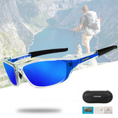 Queshark UV400 поляризирани очила за къмпинг, туризъм, спортни слънчеви очила, състезателни велосипеди, ски очила, риболов, колоездене, шофиране, очила