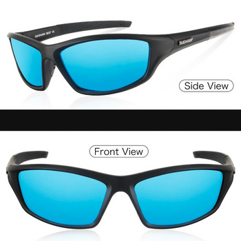 Queshark UV400 поляризирани очила за къмпинг, туризъм, спортни слънчеви очила, състезателни велосипеди, ски очила, риболов, колоездене, шофиране, очила