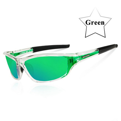 Queshark UV400 поляризирани очила за къмпинг, туризъм, спортни слънчеви очила, състезателни велосипеди, ски очила, риболов, колоездене, шофиране, очила