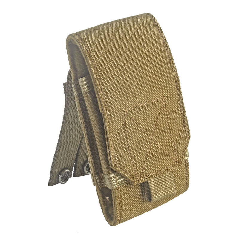 Āra maskēšanās soma Taktiskā armijas telefona maciņa turētājs Sporta jostasvietas ūdensizturīgs neilona EDC medību Camo Molle mugursomas veste