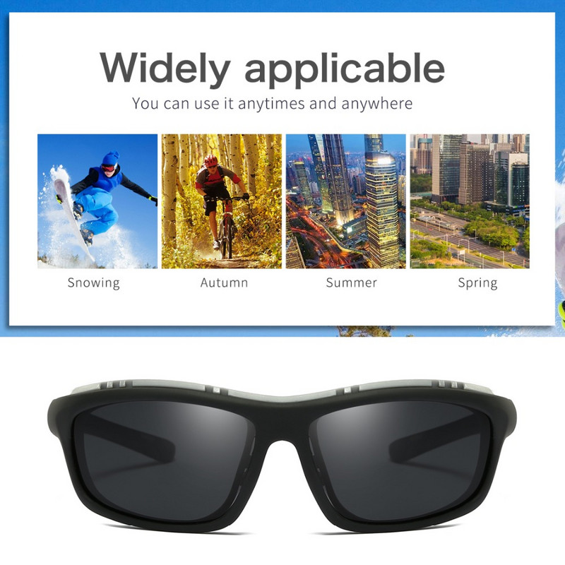 Unisex UV400 polariseeritud matkaprillid MTB jalgratas mägi maantee jalgratas mootorratas spordiprillid ööversioon kalapüügi päikeseprillid