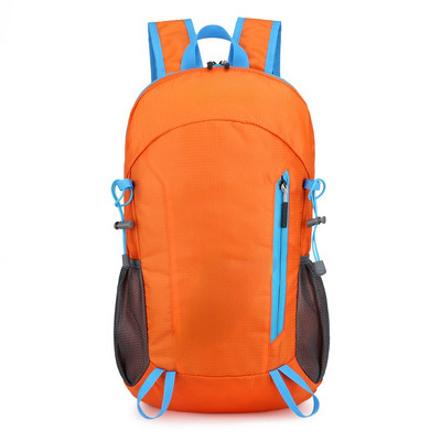 Φορητό αναδιπλούμενο σακίδιο πλάτης 20 λίτρων Πτυσσόμενη τσάντα ορειβασίας Υπερελαφριά αναρρίχηση σε εξωτερικό χώρο Ποδηλασία Ταξιδιωτικό σακίδιο Πεζοπορίας Daypack