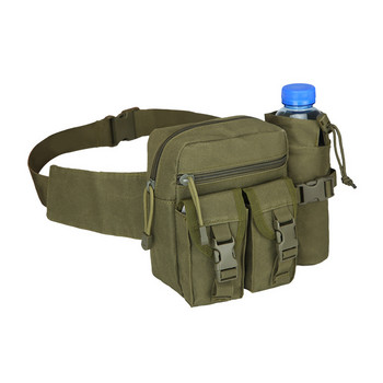 Тактически пакет за кръста Туристически джогинг Бутилка за вода Телефонна чанта Армейска военна водоустойчива чанта за катерене на открито Къмпинг Оксфордска чанта за колан