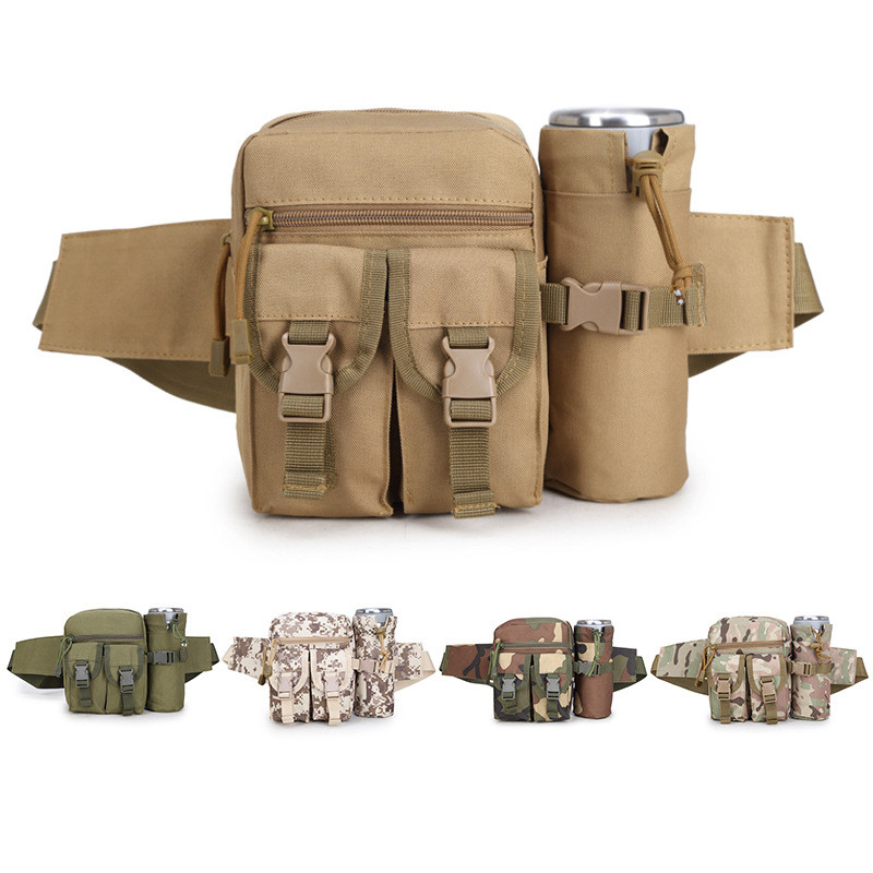 Taktička torba oko struka Planinarenje Jogging Boca s vodom Torbica za telefon Vojna vodootporna torba za penjanje na otvorenom Kampiranje Oxford Torba za pojas