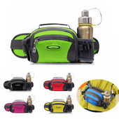 Jooksukott Marathon Waist Pack Mehed Naised Välisport Matkad Jalgrattatelefon Fanny Pack Jõusaal Fitness Veepudeli vöö kott