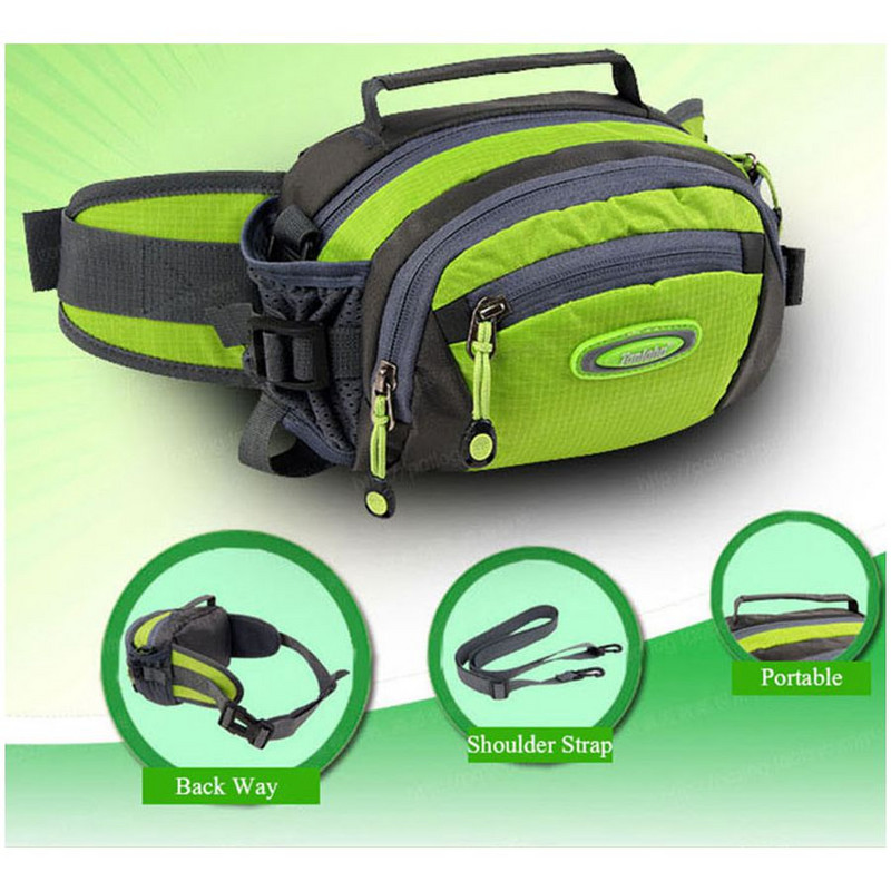 Jooksukott Marathon Waist Pack Mehed Naised Välisport Matkad Jalgrattatelefon Fanny Pack Jõusaal Fitness Veepudeli vöö kott