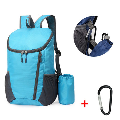 20L kerge kokkupandav seljakott vetthülgav kott naistele meestele jalgrattasõiduks telkimiseks roniks matkamiseks reisiseljakott