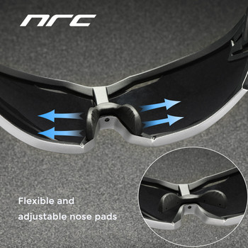 Марка NRC Очила за колоездене мъжки планински велосипед Велосипед Спортни слънчеви очила за колоездене MTB Очила за колоездене дамски UV400 с мека чанта