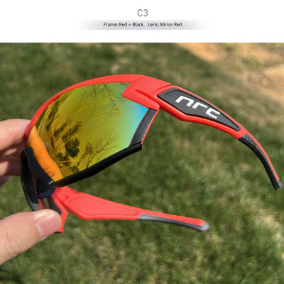 NRC Brändi Jalgrattaprillid Mees Maastikuratas Jalgratas Sport Jalgrattasõidu Päikeseprillid MTB Rattasõiduprillid Naine UV400 pehme kotiga