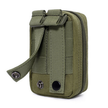 Мъжка тактическа торбичка за лов, оцеляване, чанта за първа помощ, туризъм, къмпинг, колоездене, бягане Molle System EDC Pack