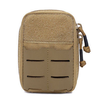 Мъжка тактическа торбичка за лов, оцеляване, чанта за първа помощ, туризъм, къмпинг, колоездене, бягане Molle System EDC Pack