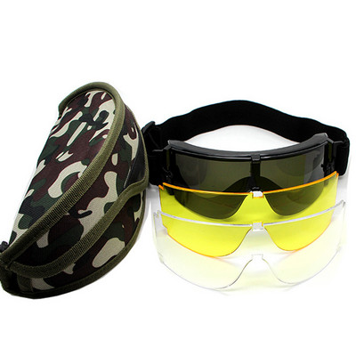 Тактически очила Армейски еърсофт очила X800 Военни слънчеви очила Мъжки за стрелба Пейнтбол Wargame Мотоциклетни ветроустойчиви очила