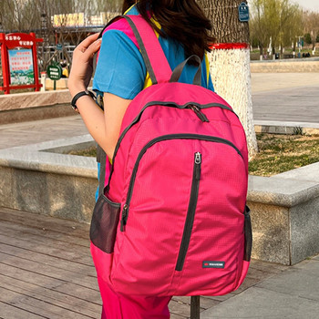 Αδιάβροχο σακίδιο πλάτης εξωτερικού χώρου Casual Sports 35L Αναδιπλούμενο Daypack Πτυσσόμενη τσάντα για ταξίδια Κάμπινγκ Πεζοπορία Ανδρικά Γυναικεία αδιάβροχο σακίδιο