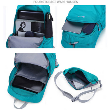 25L сгъваема водоустойчива раница за пътуване на открито, сгъваема олекотена чанта, дамска академична чанта, къмпинг, мъжки, трекинг, туризъм