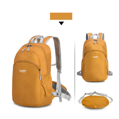 Πτυσσόμενο αδιάβροχο σακίδιο πλάτης 25L Εξωτερική πτυσσόμενη ελαφριά τσάντα γυναικεία τσάντα ακαδημίας Άνδρας πεζοπορίας πεζοπορίας