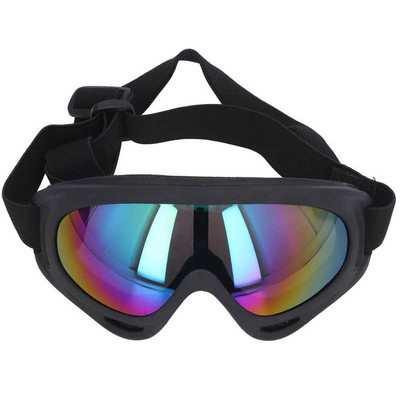 Nagyméretű kutyaszemüveg állítható pántok Stílusos színes lencsés kutya napszemüveg ütésálló motorozáshoz