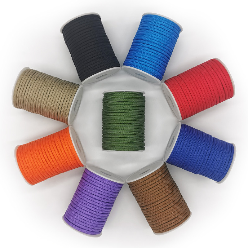 30M 550 Military Standard 7-Core Paracord Σχοινί 4 χιλιοστών Υπαίθριο Σχοινί Survival Σκηνής ομπρέλας