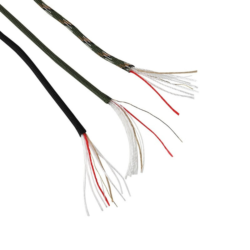 25FT/100FT 550 10-tuumaline Paracord 4 mm välikämpingu ellujäämistööriist PE tuletõrjeköis, puuvillane nöör langevarjuga matkamine