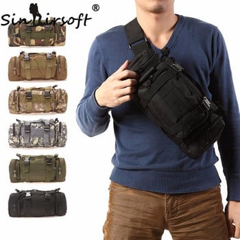 Αθλητικές τσάντες Tactical Bag 3L 600D Αδιάβροχο Oxford Military Waist Pack Molle Outdoor Pouch Bag Ανθεκτικό σακίδιο πλάτης Κάμπινγκ Πεζοπορία