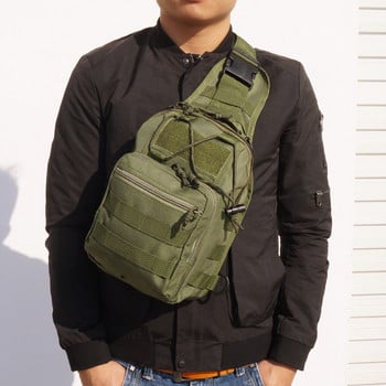 Военна тактическа чанта през рамо, къмпинг, външна чанта, чанта за лов, риболов, дясна лява регулируема раница за туризъм, трекинг