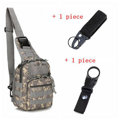 Στρατιωτική τακτική τσάντα ώμου Κάμπινγκ υπαίθρια τσάντα σφεντόνας Τσάντα κυνηγιού Τσάντα ψαρέματος δεξιά αριστερά ρυθμιζόμενο σακίδιο πεζοπορίας πεζοπορίας