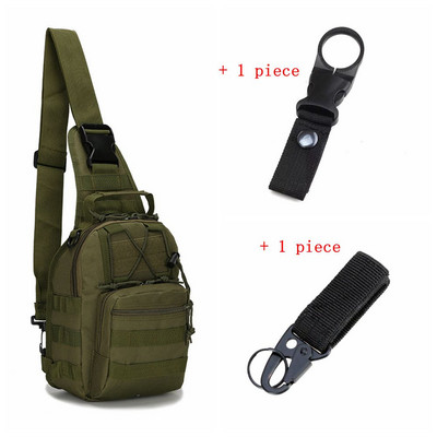 Στρατιωτική τακτική τσάντα ώμου Κάμπινγκ υπαίθρια τσάντα σφεντόνας Τσάντα κυνηγιού Τσάντα ψαρέματος δεξιά αριστερά ρυθμιζόμενο σακίδιο πεζοπορίας πεζοπορίας