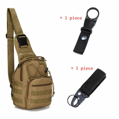 Στρατιωτική τακτική τσάντα ώμου Κάμπινγκ υπαίθρια τσάντα σφεντόνας Τσάντα κυνηγιού Τσάντα ψαρέματος δεξιά αριστερά ρυθμιζόμενο σακίδιο πεζοπορίας πεζοπορίας