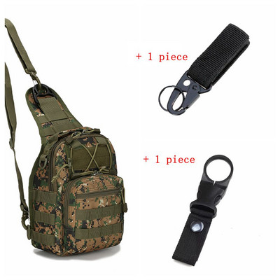 Στρατιωτική τακτική τσάντα ώμου Κάμπινγκ υπαίθρια τσάντα σφεντόνας Τσάντα κυνηγιού Τσάντα ψαρέματος δεξιά αριστερά ρυθμιζόμενο σακίδιο πεζοπορίας πεζοπορίας