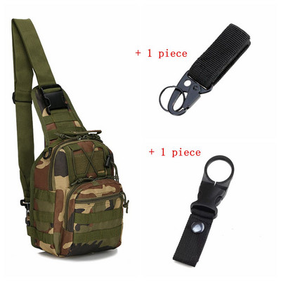 Στρατιωτική τακτική τσάντα ώμου Κάμπινγκ υπαίθρια τσάντα σφεντόνας Τσάντα κυνηγιού Τσάντα ψαρέματος δεξιά αριστερά ρυθμιζόμενο σακίδιο πεζοπορίας πεζοπορίας
