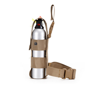 Εύχρηστη θήκη πυροσβεστήρα Tactical Thigh Molle Θήκη ζώνης μεταφοράς για μπουκάλι νερού Θήκη με σπρέι ποδιών Εξωτερική τσάντα EDC