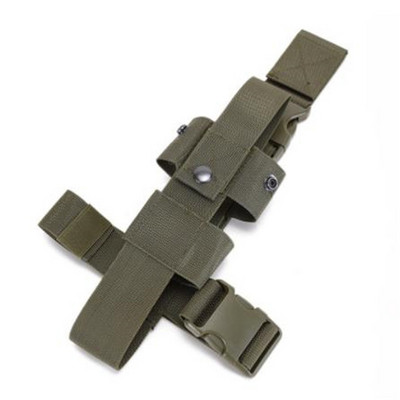 Taktikai comb praktikus tűzoltó készülék tartó Molle vizes palack tasak öv hordozó csepp láb spray tok kültéri EDC táska