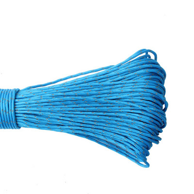 CAMPINGSKY Paracord 2mm frânghie reflectorizante 3 fire nucleu snur de camping în aer liber snur parașute cort cort multifuncțional