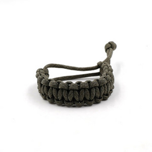 Vyriška Survival Paracord reguliuojama apyrankė Rankų darbo pinta apyrankė