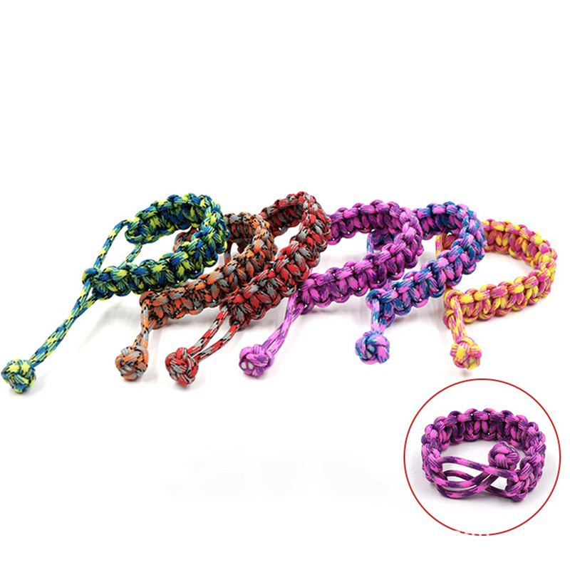 Vyriška Survival Paracord reguliuojama apyrankė Rankų darbo pinta apyrankė