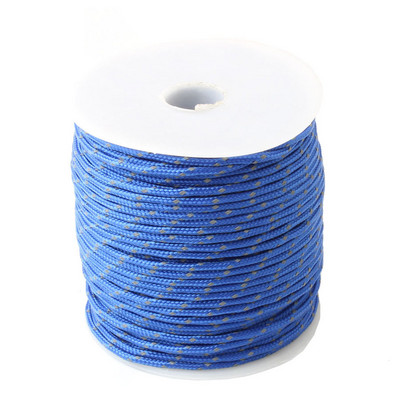 CAMPINGSKY Peegeldav Paracord 2mm 3-südamikuga välimatkanöör Langevarjunöör Paeltelk Multifunktsionaalne Corda