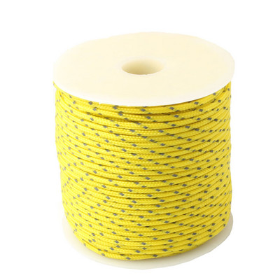 CAMPINGSKY Peegeldav Paracord 2mm 3-südamikuga välimatkanöör Langevarjunöör Paeltelk Multifunktsionaalne Corda