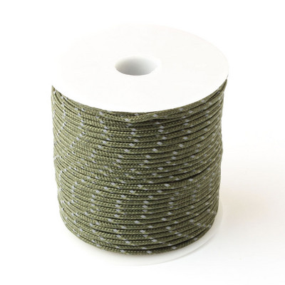 CAMPINGSKY Peegeldav Paracord 2mm 3-südamikuga välimatkanöör Langevarjunöör Paeltelk Multifunktsionaalne Corda