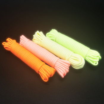 Διάμετρος 30 μέτρων. 4 χιλιοστά 9 σκέλης Paracord Multi Outdoor Paracord Luminous Umbrella Rope Εξωτερική σκηνή κάμπινγκ Ασφάλεια αναρρίχησης με σχοινί