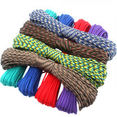 252 de culori 100FT Paracord 550 Paracord Rope Cuerda Escalada Mil Spec Type III 7Strand Paracorde Kit de supraviețuire pentru camping în aer liber