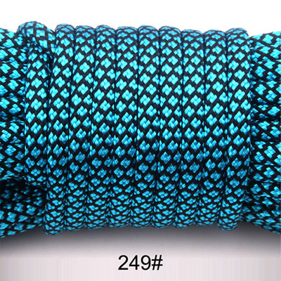 252 de culori 100FT Paracord 550 Paracord Rope Cuerda Escalada Mil Spec Type III 7Strand Paracorde Kit de supraviețuire pentru camping în aer liber