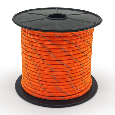 Peegeldav Paracord 550 nöör, 7 haru, 4 mm telkköis, matkamise ellujäämise tarvikud