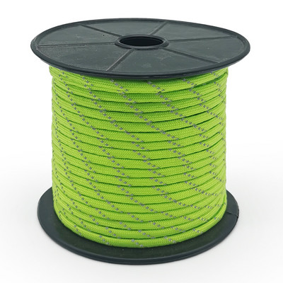 Peegeldav Paracord 550 nöör, 7 haru, 4 mm telkköis, matkamise ellujäämise tarvikud