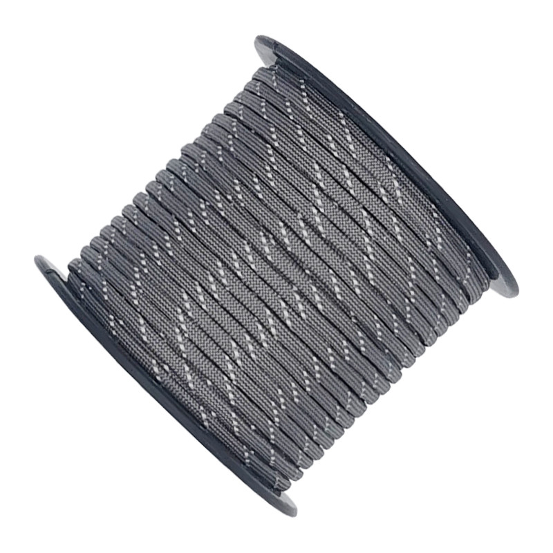 Peegeldav Paracord 550 nöör, 7 haru, 4 mm telkköis, matkamise ellujäämise tarvikud