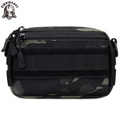 SINAIRSOFT Tactical Messenger spordikott MOLLE Mini Crossbody õlakott nailonist vöökott Isiklik kaitse ülikerged käekotid